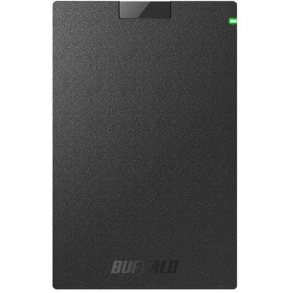 代引不可 USB3.1(Gen.1)対応 ポータブルHDD スタンダードモデル ブラック 2TB バッファロー HD-PCG2.0U3-GBA