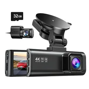 REDTIGER ドライブレコーダー 前後カメラ 4K UHD 800万画素 GPS WIFI搭載 IMX415センサー HDR/WDR搭載 3.18インチ小型 ドラレコ 駐車監視 ノイズ/LED信号機対策済 Gセンサー 衝撃録画 170°超広角 どらいぶれ