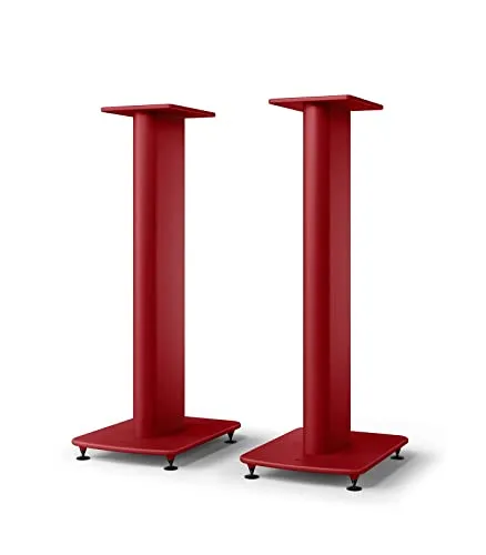 KEF LS50 Meta LS50 Wireless II用 S2 フロアスタンド/スピーカースタンド（クリムゾンレッド）