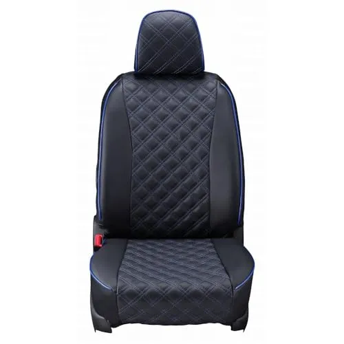 クラッツィオ(Clazzio) シートカバー 全席セット MX-30 DREJ3P / DREJ3R R2(2020)/10～ キルト ブラック×ブルーステッチ EZ-7090 【15EZB7090E】