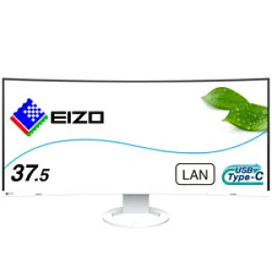 EIZO(エイゾー) USB-C接続 PCモニター FlexScan ホワイト EV3895-WT ［37.5型 /UWQHD+(3840×1600） /ワイド /曲面型 /61Hz］ EV3895WT