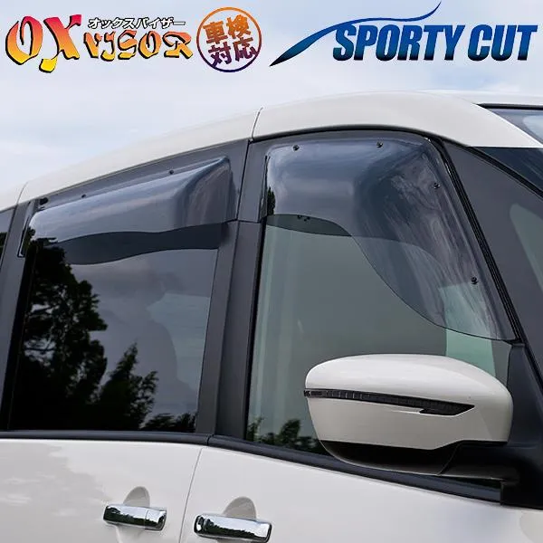 スポーティーカット フロントサイド ワゴンR スティングレー フレア MH34S/44S MJ34S/44S系 電動格納ミラー対応 OXバイザー SP-93