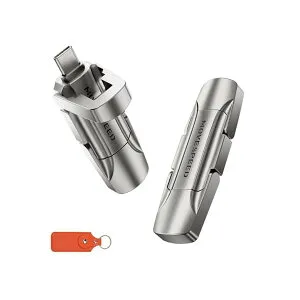 【送料無料】SSD 外付け 128/256/512GB/1TB/2TB スティック型 USB 3.2 Gen2 Type-A/Type-C両対応 金属筐体 Win/Mac PS5/PS4 iPhone15/16/17シリーズ対応 ポータブルSSD レ