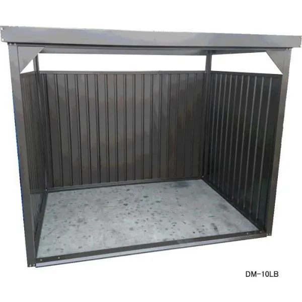 ダイマツ多目的万能物置 DM-10LB 壁面パネルロング お客様組立品 自転車置場 自転車置き場 サイクルハウス 喫煙所