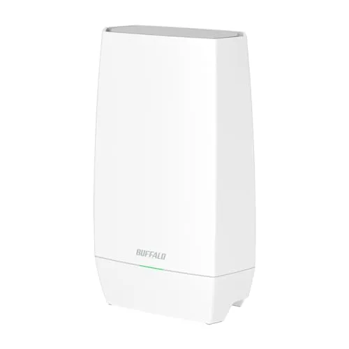 【Amazon.co.jp限定】 バッファロー WiFi ルーター 無線 LAN Wi-Fi 6E 11ax 6GHz AXE5400 Easy Mesh トライバンド 6ストリーム 有線 2.5Gbps エコパッケージ 【 iPhone 17 / Air