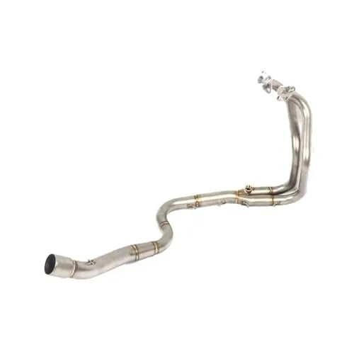 オートバイ排気 51mm フロントリンクパイプ に適合する ニンジャ 250 300 Z250 Z300 2008-2017(Titanium)