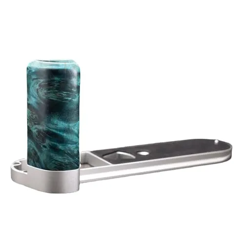 Leica 用 M11 M11P M11M 専用 カメラウッドグリップ 高級檀木材 木製ハンドル メタルベース L型グリップ ハンドメイド カメラケージ 電池交換可能 (B-ネイビー+ホワイト)