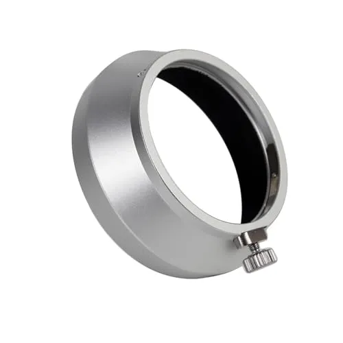 レンズフードはオリンパスLH-48B Mに適合します。シルバーカメラアクセサリーカメラアダプターリングの交換品