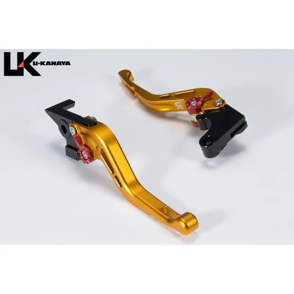 U-KANAYA ユーカナヤ GPタイプ アルミビレットレバーセット XJR400 XJR400R YAMAHA ヤマハ ブレーキレバー ハンドル周辺パーツ ハンドル