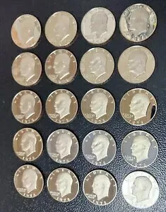 1978 S クラッド ジェム カメオ プルーフ アイゼンハワー ダラー ロール 20 コイン