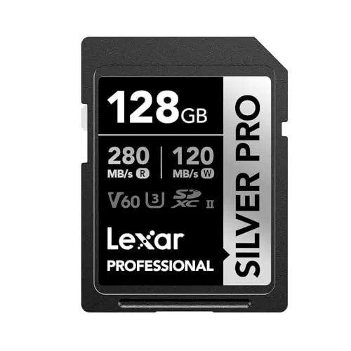 Lexar Professional SDXC 128GB SILVER PRO UHS-II V60 最大読取280MB/s 最大書込120MB/s 国内正規品 国内サポート可