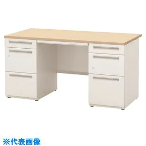 ■ウチダ SCAENA/両袖デスク SS167A4B4－SK OW/PW 51101470(2267698)[送料別途お見積り][法人限定][外直送]