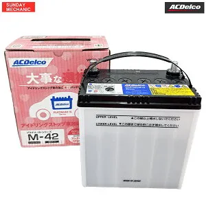 ダイハツ ムーヴ ムーヴカスタム ACデルコ プラチナIS バッテリー M-42 V9550-7005 LA100S 新車搭載サイズ M-42