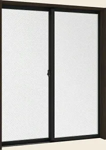 防火戸FG-L 引き違い 2枚建て Low-E複層ガラス / 網入仕様 16022 W：1,640mm × H：2,230mm LIXIL リクシル TOSTEM トステム