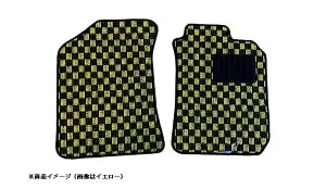 Spiegel シュピーゲル フロアマット チェック柄 ムーヴ L150S L152S H14.10～H18.10 2WD AT コラムシフト・リアヒーター無