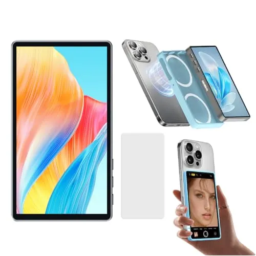 【国内正規品/技適取得済】Shimbol CP5 Lite【iPhone/Android対応】5インチFHDモニター(マグネットシリコンケース ホワイト付き)/1080P/セルフィーモニタースクリーン/Vlog/ライブ配信/Bluetooth/50mワイヤ