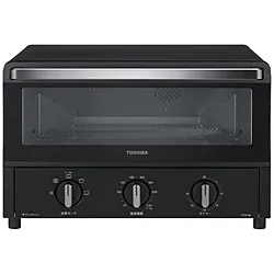 TOSHIBA(東芝) コンベクションオーブントースター ブラック HTR-R6-K