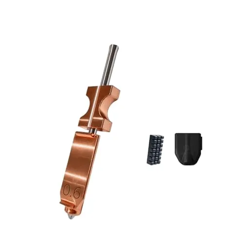 アクセサリーノズル AD5X 硬化鋼ホットエンドノズル 0.2/0.4/0.6/0.8 3D プリンタ部品(0.6-J-S,2 Sets)