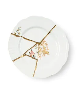 【クーポン対象】 SELETTI kintsugi プレート 21cm n'2 食器 デザイン雑貨 セレッティ