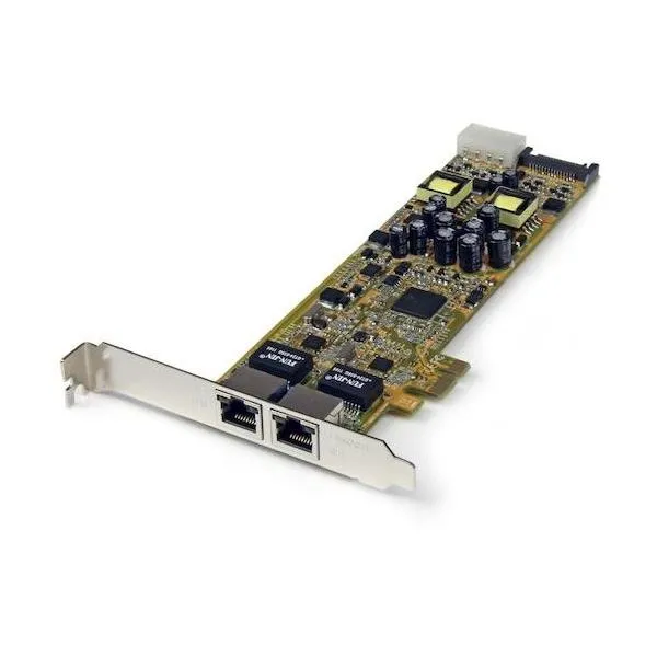 STARTEC.COM社 LANカード/PCI Express/x1/2x RJ45/10/100/1000 Mbps/PoE ST2000PEXPS