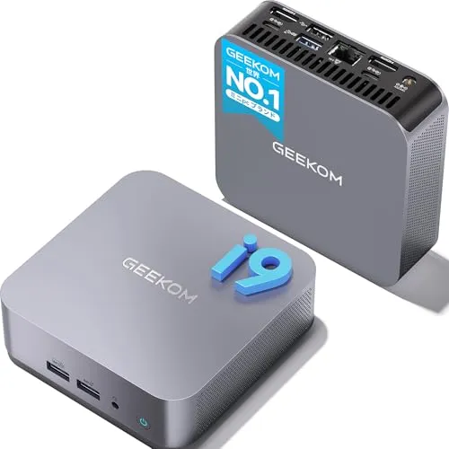 「超長寿命」GEEKOM GT13 Pro ミニPC【2026最新】第13世代 i9-13900HK搭載 最大5.4GHz 最速 128GB+6TB SSD（拡張可能）高性能mini pc 大容量 3年保証 Win11Pro搭載 小型PC 16GB+1TB