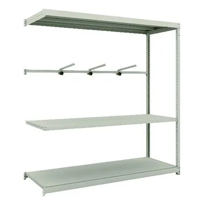 TRUSCO M1.5型軽中量棚 幅1760×奥行595×高さ1800mm 3段 アーム1段 連結 149-7763