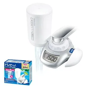 東レ トレビーノ 浄水器 蛇口 直結型 カセッティシリーズ 時短・高除去タイプ シルバー MK207SLX