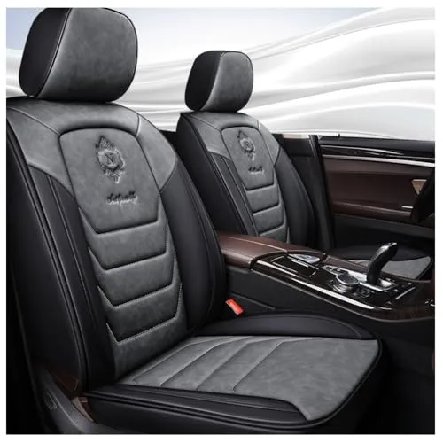 FYYUKX (元のもの)カーシートカバー適用 Toyota トヨタ オーリオンXV40/オーリオンXV60/アリスト/アクア/C-HR/bZ4X/ブレビスAi250/ブレビスAi300 車の保護カバー/アクセサリー,グレー