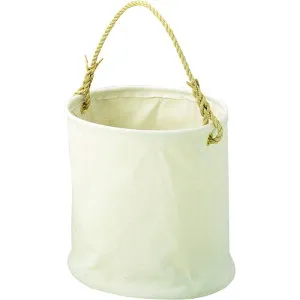 コヅチ 6号（白）帆布 電工用バケツ350パイ KB-01-35W 【215-8942】