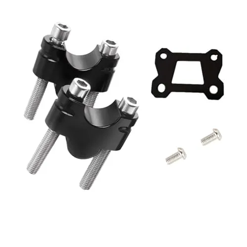 バーライザー Compatible With Yamaha For Tracer 700 For MT-07 Moto Cage 2014-2019 オートバイ用ハンドルバーエクステンダードロッパーマウントクリップは 高さを25mm増加させます(Black