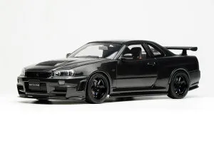 MotorHelix モーターヘリックス 1/18 ミニカー ダイキャストモデル 2002年モデル 日産 NISSAN SKYLINE GT-R (R34) Cutomized Version Carbon Fiber カーボンブラック