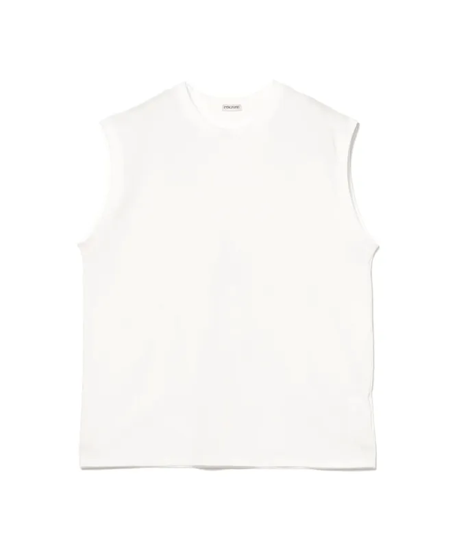 INSCRIRE アンスクリア / Raffy Gauze Sleeveless Tee Tシャツ・カットソー MEN WHITE L