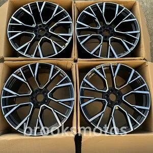 22インチ NEW ブラック スタイル ホイール 2019+ BMW G05 X5 2020+ G06 X6 5X112 809 BRN-1397