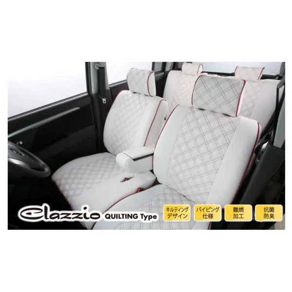 【Clazzio Quilting Type】スズキ SUZUKI スペーシアカスタムZ ◆ キルティングタイプ 本革調シートカバー