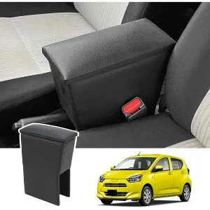 【お買い物マラソン 4/25限定 ポント5倍UP 10%オフ】ダイハツ ミライース専用 アームレスト コンソールボックス 小物入れ収納ボックス ミライース LA350S LA360S 車内収納 肘置き 取付簡単 ピクシ