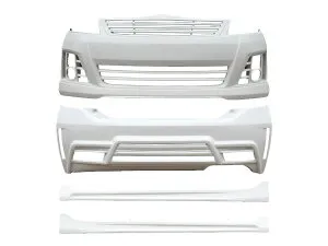 プリウス 30プリウス 30 ZVW30 エアロセット 前期 H21/5～H23/11 FRP 未塗装 社外品 PRIUS トヨタ TOYOTA