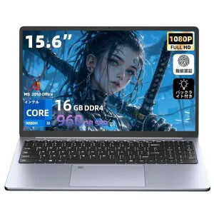 ノートパソコン15.6インチCorei9-9880H/Windows11&Office2019/16GBメモリ960GBNvMe高速SSD/フルHD1920*1080デイスプレー