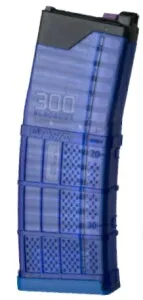 T8xEMG LANCER L5AWM30R 300BLK タイプ スペアマガジン Blueカラー 東京マルイ M4 MWS対応 T8-LM-300-BL