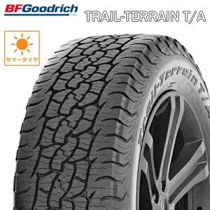 サマータイヤ 17インチ BFG 245/65R17 111T ホワイトレター BFGoodrich TRAIL-Terrain T/A BFグッドリッチ トレールテレーン T/A RAV4 CX-5 デリカD:5 ビックホーン 245/65-17 1本価格