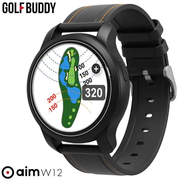 GOLFBUDDY ゴルフバディ正規品 aim W12 腕時計型GPS watch ゴルフナビ ウォッチ 「 GPS距離測定器 」