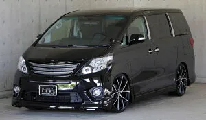 エムズスピード (ゼウス)アルファード GRACE LINE 3点KIT(F R LED)4本出し用 未塗装品 ALPHARD (GGH/ANH/ATH) S grade/HYBRID SR 後期 2011/11 - 2014/12