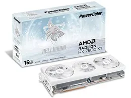 PowerColor Hellhound Spectral White AMD Radeon RX 7800 XT 16GB GDDR6 RX7800XT 16G-L/OC/WHITE [PCIExp 16GB]