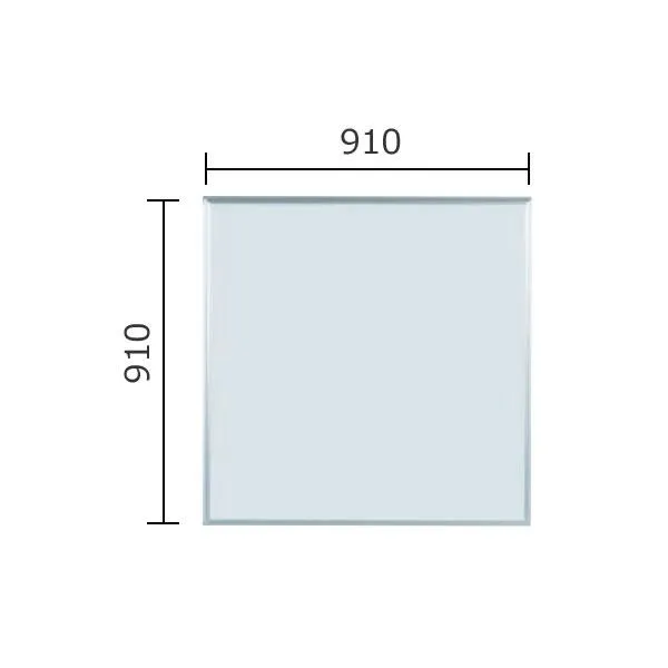 マジシリーズ 壁掛無地ホワイトボード ホーロータイプ 910×910mm MH33