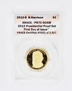 2012-S 大統領プルーフドル 4枚セット ANACS FDOI PR70 DCAM ディープカメオ $1