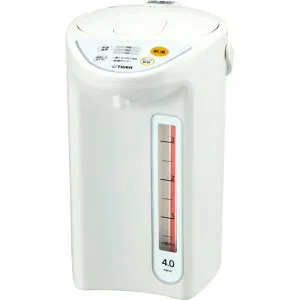 タイガー魔法瓶 マイコン電動ポット 4L ホワイト PDR－G401W 1台 【送料無料】