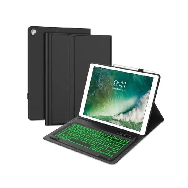 SENGBIRCH iPad Pro 12.9 Case with Keyboard 2nd Generation, for iPad Pro 12.9-inch - 2015 1st, 2017 2nd Generation, (Old Model: A1670/A1671/A1_並行輸入