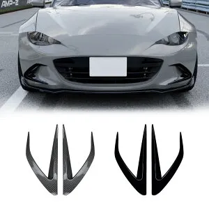 マツダ ロードスター ND系 サイドカナード フェンダーガーニッシュ エアロ カスタム パーツ アクセサリー 外装 ABS 2Pセット 取付簡単 Mazda MX-5 Miata ND 2015年-現行（ピアノブラック）