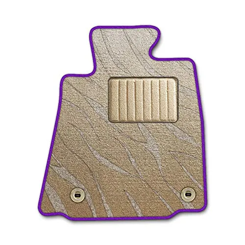 DAD ギャルソン D.A.D エグゼクティブ フロアマット DAIHATSU (ダイハツ) Atrai VAN アトレー・バン 型式: S220V/S230V 1台分 GARSON プレステージデザインベージュ/オーバーロック(ふちどり)カラー : パー