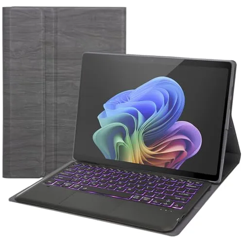 Keyboard Cover Case for Microsoft Surface Pro 9 / Pro 10 / Pro 11 (13"), Wireless Bluetooth Keyboard Folio Case | Backlit Keyboa