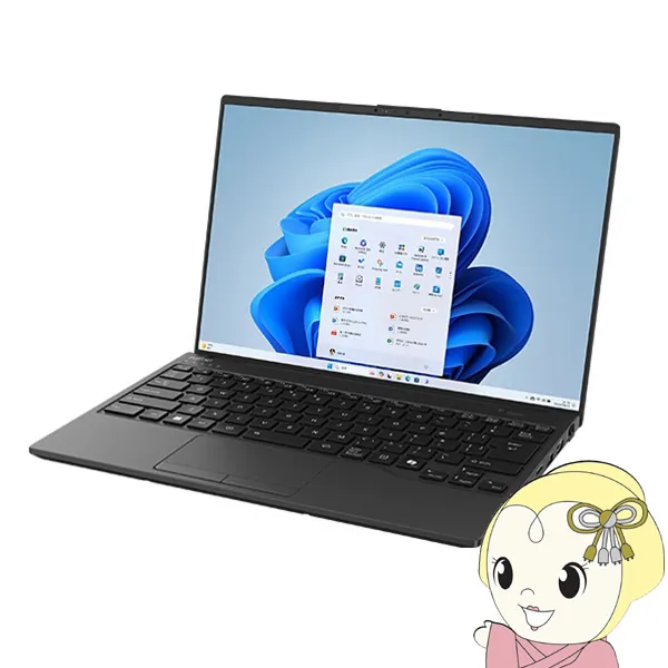 ノートパソコン 富士通 UH90/J3 14型 SSD512GB ピクトブラック FMV 大画面モバイル FMVU90J3B